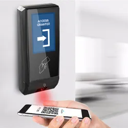 เครื่องบันทึกเวลาผ่านเว็บ NFC รหัสคิวอาร์ 1 ระบบควบคุมประตูด้วย RFID ผ่าน TCPIP
