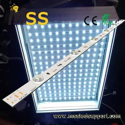 12V Fita LED Rígida com Lente de Reflexão Difusa SMD3030 12LEDs LED de Lattice de Luz de Fundo por Metro 3030 Barra de Módulo com CE RoHS