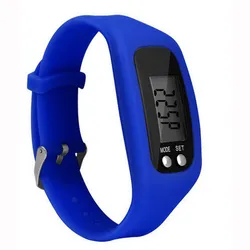 Pulseira com tela de código de segmento para contagem de distância, calorias e passos à prova d'água