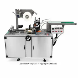 Máquina Automática de Embalagem em Celofane, Máquina de Envelopamento para Caixas de Cigarros