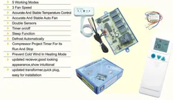 Qd-U03A+ Sistema de Controle Remoto Universal de Ar Condicionado PCB