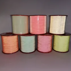 เส้นด้ายสะท้อนแสงสองด้านสีฟลูออเรสเซนต์สำหรับการทอ