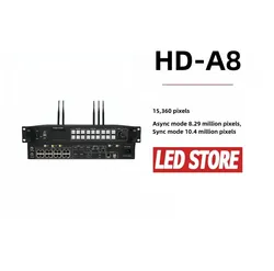 A8 Hochleistungs-LED-Steuerkarte mit ultra hoher Belastung für große LED-Wände
