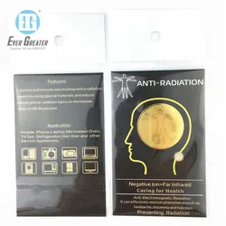 Protetor de Radiação Emf Escudo Quântico Adesivo WiFi 5g Bloqueador de Roteador Adesivo Anti Radiação