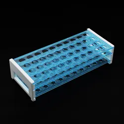 Placa de Poços de Plástico Transparente 96 Suporte para Tubos de Ensaio