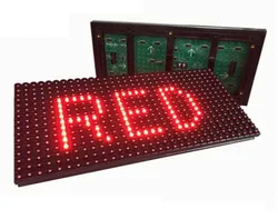 Außenbereich Einfarbige LED-Modul P10 SMD LED-Anzeigebildschirm