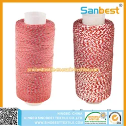 Polyester reflektierender Stickgarn für Stickerei