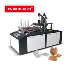 Einweg Lebensmittelbehälter Papierbox Herstellungsmaschine, Papier Mittagessen Box Herstellungsmaschine Chj-D120
