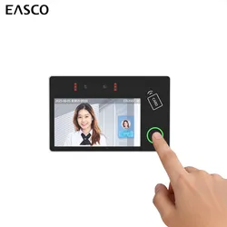 5 Zoll Benutzerfreundlich Mehrsprachige Unterstützung Hohe Sicherheit Smart Multi Biometrische Fingerabdruckzugangskontrolle Gesichtserkennung Zeitregistrierungssystem