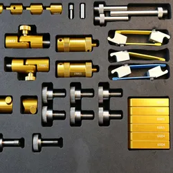 Set di fissaggio CMM sistema di bloccaggio modulare riutilizzabile per il controllo qualità