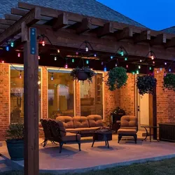 Fio de Luz Esférico Halolite S14 Mudança de Cor Atmosfera Luz Decorativa