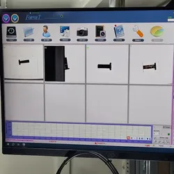 Bildverarbeitungsgerät zur Erkennung und visuellen Prüfung des Erscheinungsbilds von hohlen Hardware-Nieten