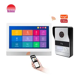 2wire Hỗ trợ Intercom IP Ứng dụng Tuya Điều khiển từ xa 2K Hệ thống Điện thoại Video Cửa