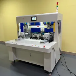 Máquina de Instalação de Inserto Rosqueado Automático de Dupla Estação com Função Automática de Quebra de Cauda Personalizada para Inserts e Peças de Trabalho