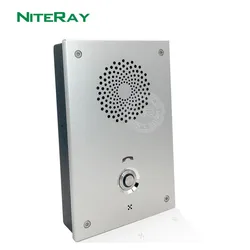 Campanello intercomunicante VoIP con telecomando in acciaio inossidabile / Blocco di controllo IP con adattatore supporto Poe