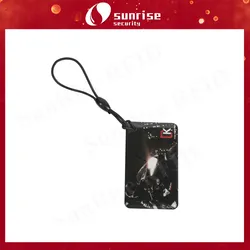 Anpassbare wasserdichte Mini-Smart-Epoxid-NFC-druckbare PVC-Logo-Kristall-RFID-Karte