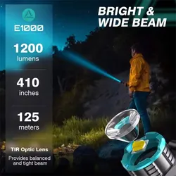 Torcia LED a bassa modalità con ultra lunga durata 24 ore e funzione di memoria supportata