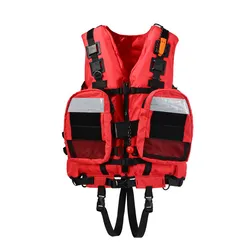Verstellbare Größe Torrent Notfallrettungsrote Schwimmweste