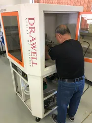 Máquina de Pruebas de Metal Medidor de Difracción de Rayos X Drawell Prueba de Estructura Cristalina Difractómetro de Rayos X