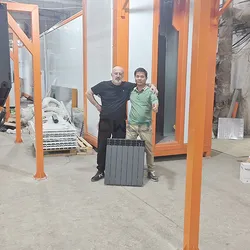 Toz Boyama Makinesi Sprey Boya Kaplama Boyama Hattı Sistemi