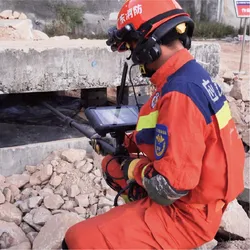 Sistema de Câmera de Inspeção de Tubos para Operações de Resgate e Busca Detector de Vida