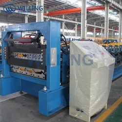 Máquina de Formação de Rolos de Aço Colorido de Camada Dupla com Controle PLC
