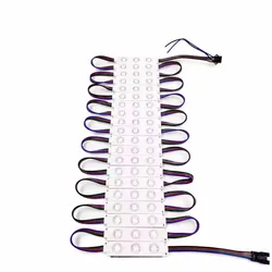 Módulo de Luz LED Módulo LED Digital Mágico com IC Ws2811 SMD 5050 RGB DC12V 3 LED 0.72W Módulo LED CE UL RoHS Módulo de Chip LED 12V Módulo LED