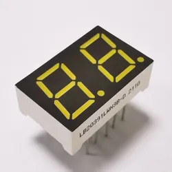 0.39 Zoll 2 Digit Weiß 7 Segment LED-Anzeige für Instrumententafel
