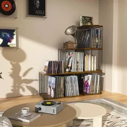 Stilvoller multifunktionaler CD-Ständer für Zuhause und Büro