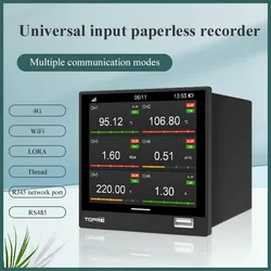 Registratore di dati multi canali ingresso universale 8 canali senza carta