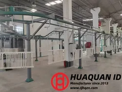 Sistema de Linha de Revestimento em Pó com Mudança Rápida de Cor para Aquecimento Automático de Aço Metálico