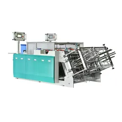 Papier Mittagessen Burger Box Herstellung Maschine Papier Karton Aufrichten Formen Maschine