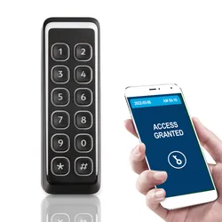 Leitor de Cartão IC Wiegand Sistema de Controle de Acesso de Fechadura com Código QR e Código de Barras