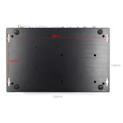 Fábrica Hystou Computador Sem Ventoinha 6COM Portas DDR4 Núcleo I7 Mini PC