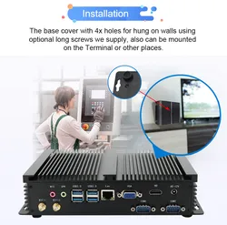 Mini PC Compacto Intel Core I3 8th Gen com 8GB RAM