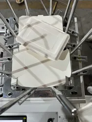 Hochwertige runde PE-beschichtete Reisverpackungsbox, Take-Away-Box, Lunchbox, thailändische Reisbehälter-Herstellungsmaschine
