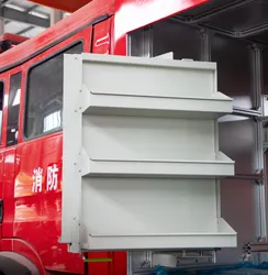 Maßgeschneiderter Feuerwehrfahrzeug-Lkw mit drehbarem Lageregal für Schaumfeuerwehrfahrzeuge