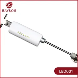 مصباح LED للتشغيل البشري لزنبرك الغاز
