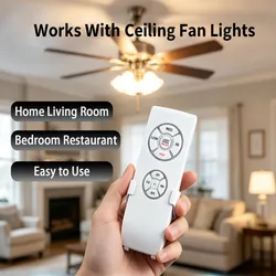 Drahtlose Smart-Fernbedienung für Deckenventilator und Licht