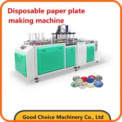 Máquina de Fazer Pratos de Papel Descartáveis Duráveis