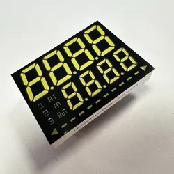Dual-Line 4+4 Ziffern angepasst LED-Anzeige 7 Segment für Instrumententafel
