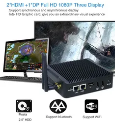 Simples e eficaz para jogos e uso básico Mini PC