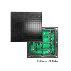 P6 192*192mm SMD3535 IP65 LED-Anzeigetafel Außen-LED-Bildschirmmodul
