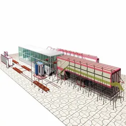Linha de Pintura em Pó Eficiente com Tecnologia de Automação Avançada