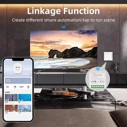 Tuya 16A Smart Mini-Schalter mit Zwei-Wege-Relaissteuerung