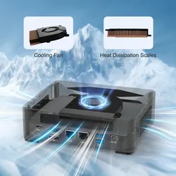 Explosives Produkt Mikro Kern I7 Desktop-Computer Windows 11 Linux Dual DDR5 4K Triple Display Büro Mini-PC