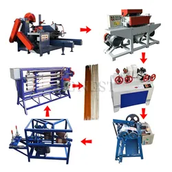 Hochleistungs-Holz-Rundstab-Herstellungsmaschine / Mop-Maschine