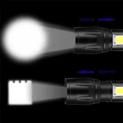 3W Lanterna Mini LED Recarregável por USB