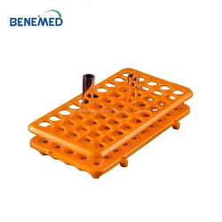 Suportes para tubos de ensaio multifuncionais de plástico com preço de fábrica para laboratório