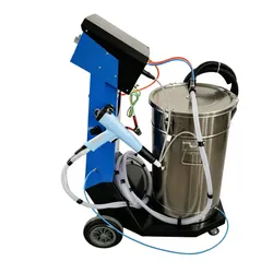 K2 Mobiele Elektrostatistische Poedercoatingmachine met 45L RVS Poederhopper